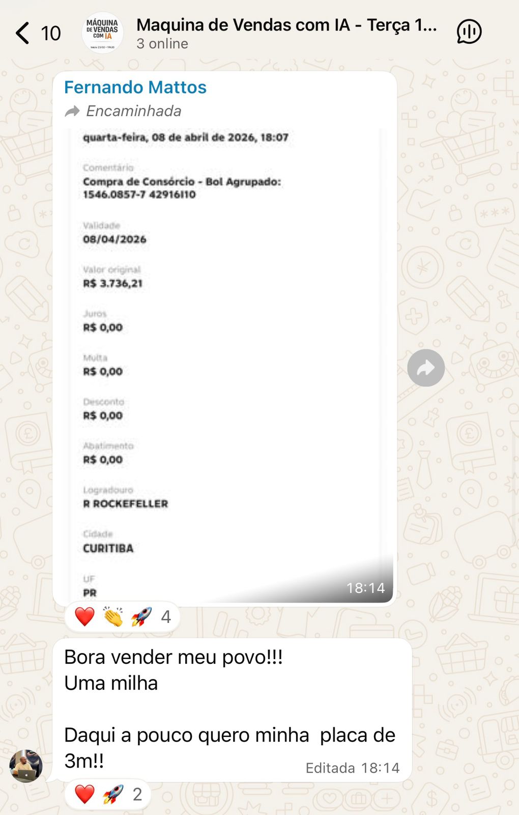 Fernando Mattos - 1 milhao